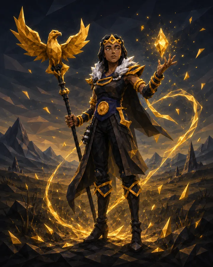Gold Sorcerer card art