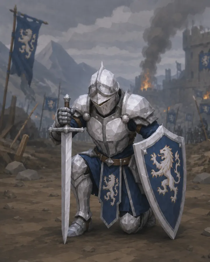 Knight card art