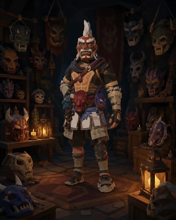 Masked Wanderer card art