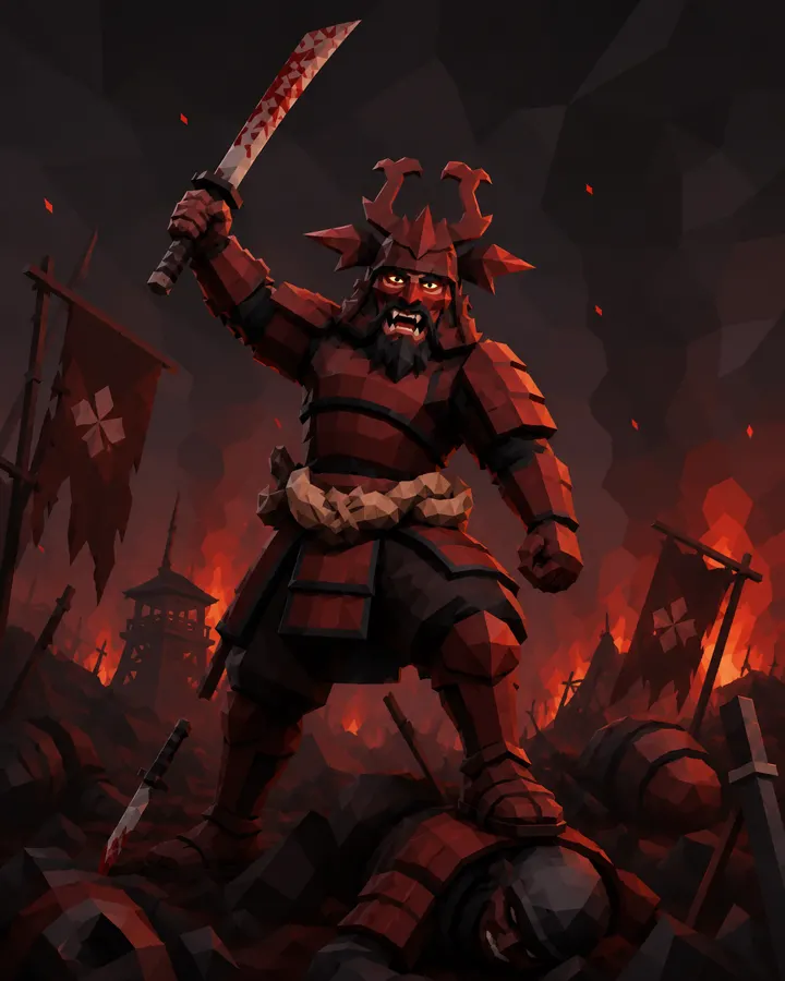 Red Shogun card art